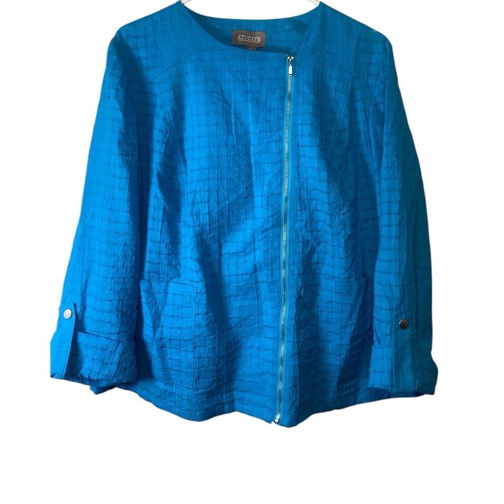 Chico's Vibrant Blue Blouse
